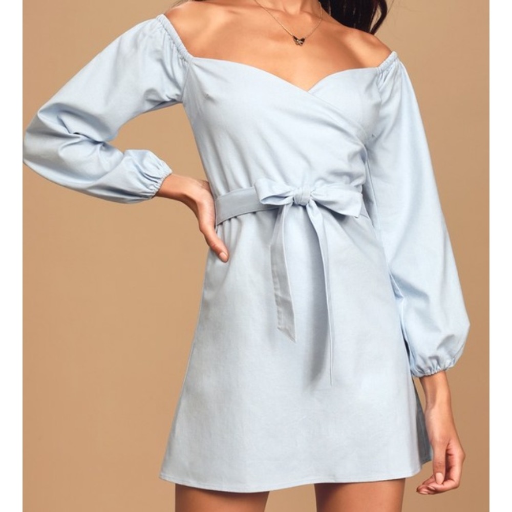Lulus off the shoulder dress
